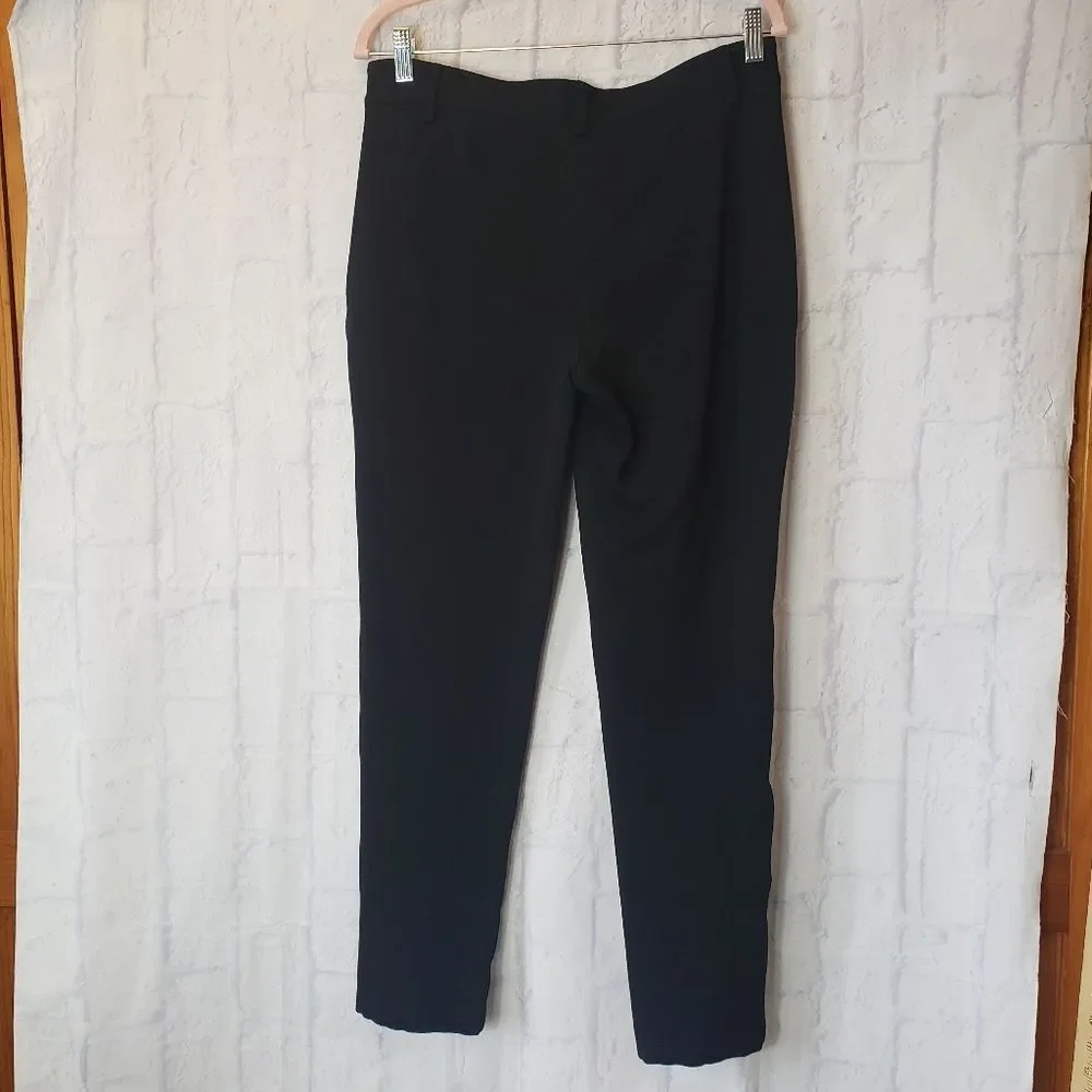 TALBOTS Knit Comfort Stretch Dress Pants Black 8